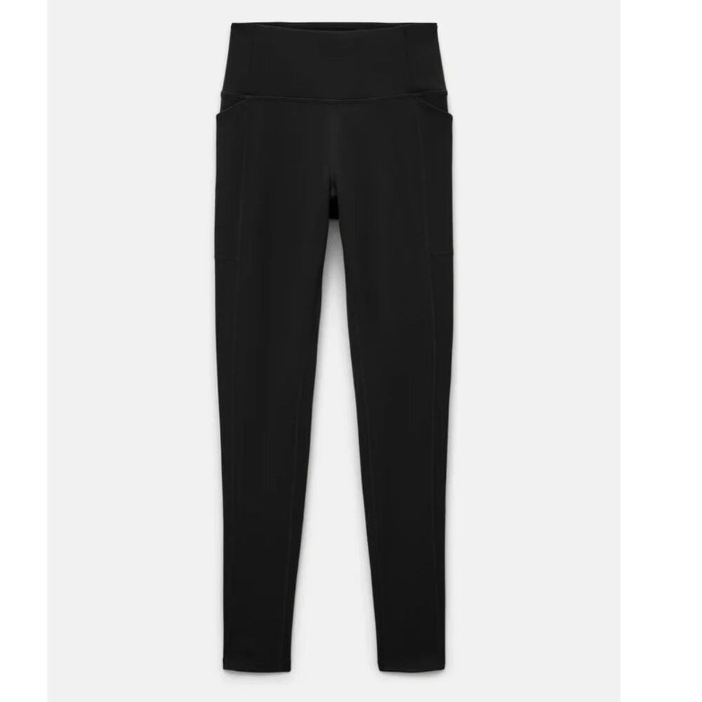 Girlfriend Collective Full Legnth Black Leggings Size Small Pockets $118